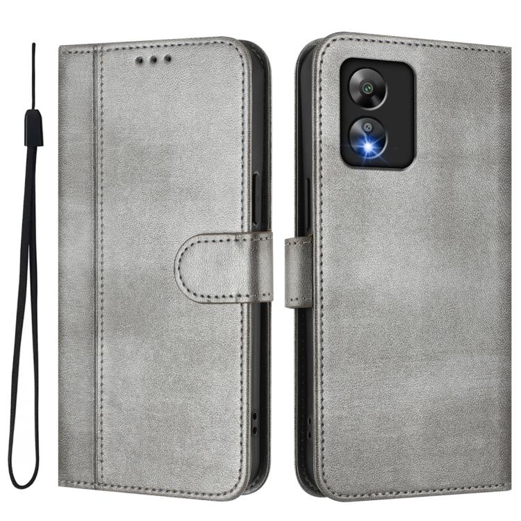For Boost Mobile Celero 5G SC / SN339D Line Splicing Buckle Retro Leather Phone Case