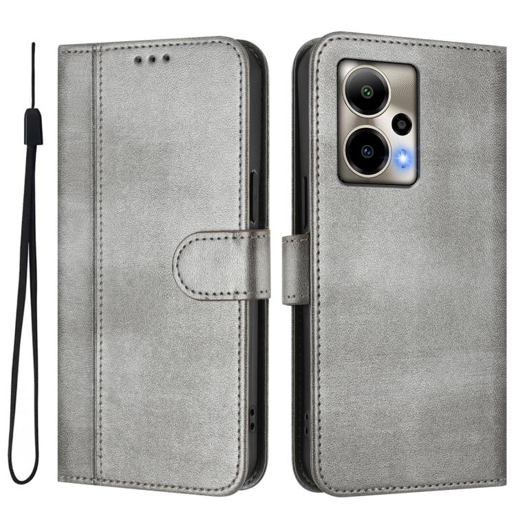 For Cricket Outlast 5G 2024 Line Splicing Buckle Retro Leather Phone Case