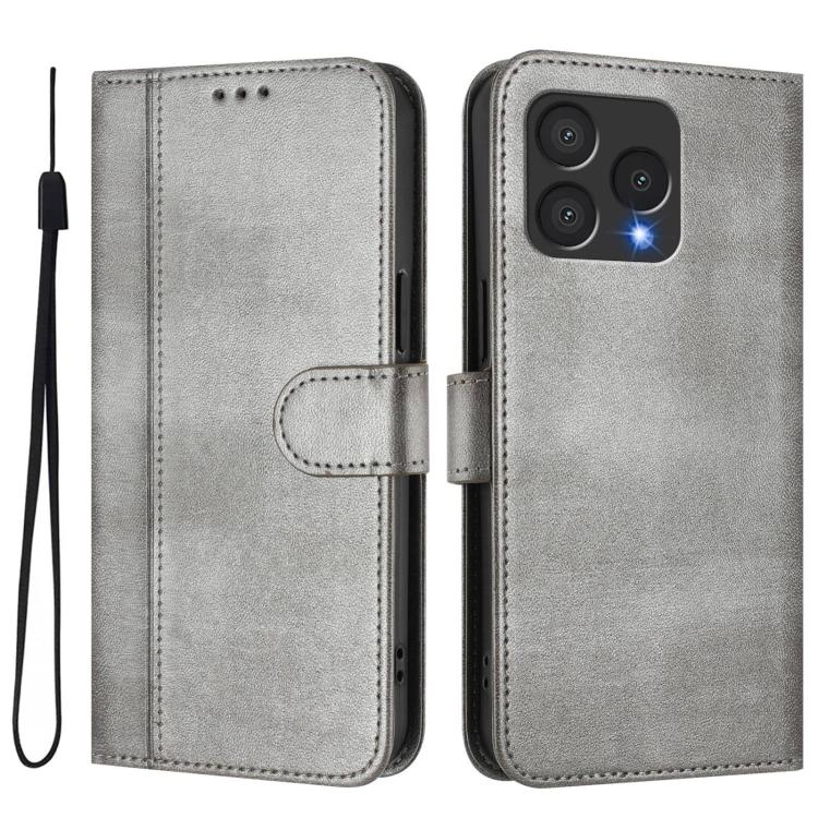 For Cubot A40 Line Splicing Buckle Retro Leather Phone Case