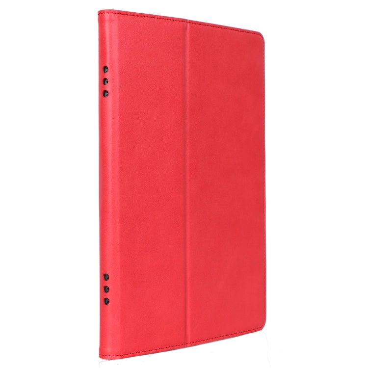 For Lenovo Tab P10 TB-X705F & Tab M10 FHD REL TB-X605FC/LC & Tab M10 TB-X605F / TB-X505F Retro Texture PU Leather Horizontal Flip Leather Case with Holder & 2 Card Slots & Hand Strap