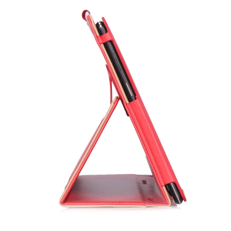 For Lenovo Tab P10 TB-X705F & Tab M10 FHD REL TB-X605FC/LC & Tab M10 TB-X605F / TB-X505F Retro Texture PU Leather Horizontal Flip Leather Case with Holder & 2 Card Slots & Hand Strap