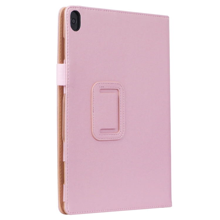 For Lenovo Tab P10 TB-X705F & Tab M10 FHD REL TB-X605FC/LC & Tab M10 TB-X605F / TB-X505F Retro Texture PU Leather Horizontal Flip Leather Case with Holder & 2 Card Slots & Hand Strap