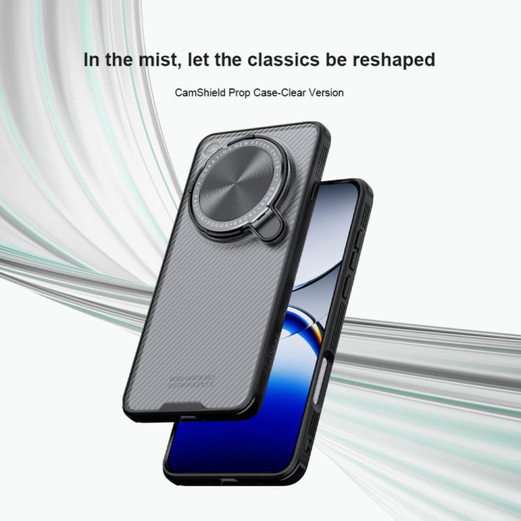 For OPPO Find X8 Ultra NILLKIN CamShield Prop Translucent PC Phone Case - Black