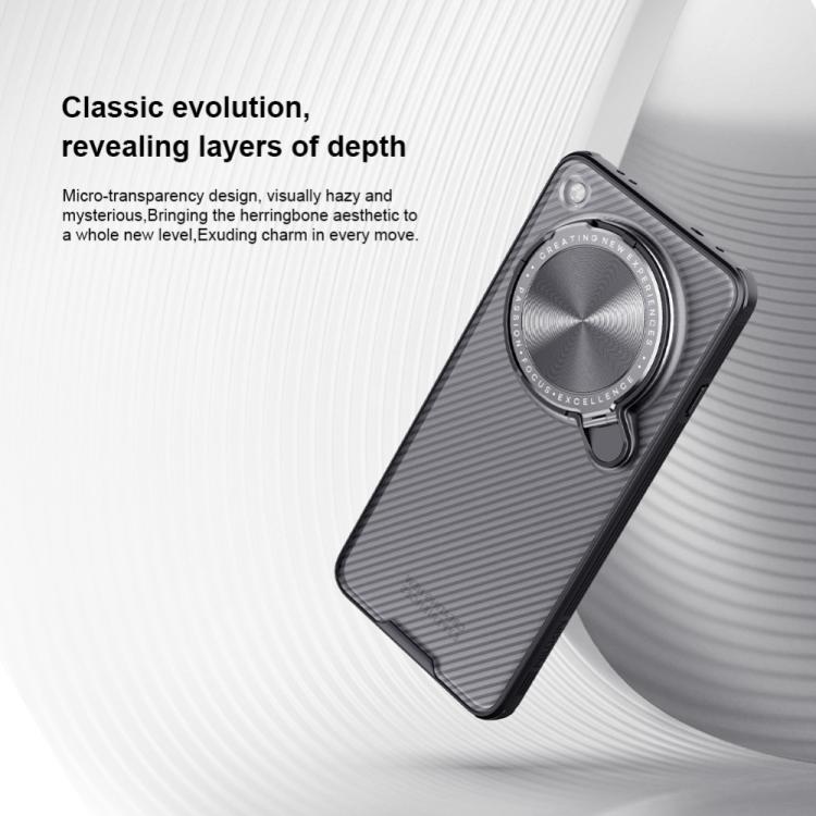 For OPPO Find X8 Ultra NILLKIN CamShield Prop Translucent PC Phone Case - Black