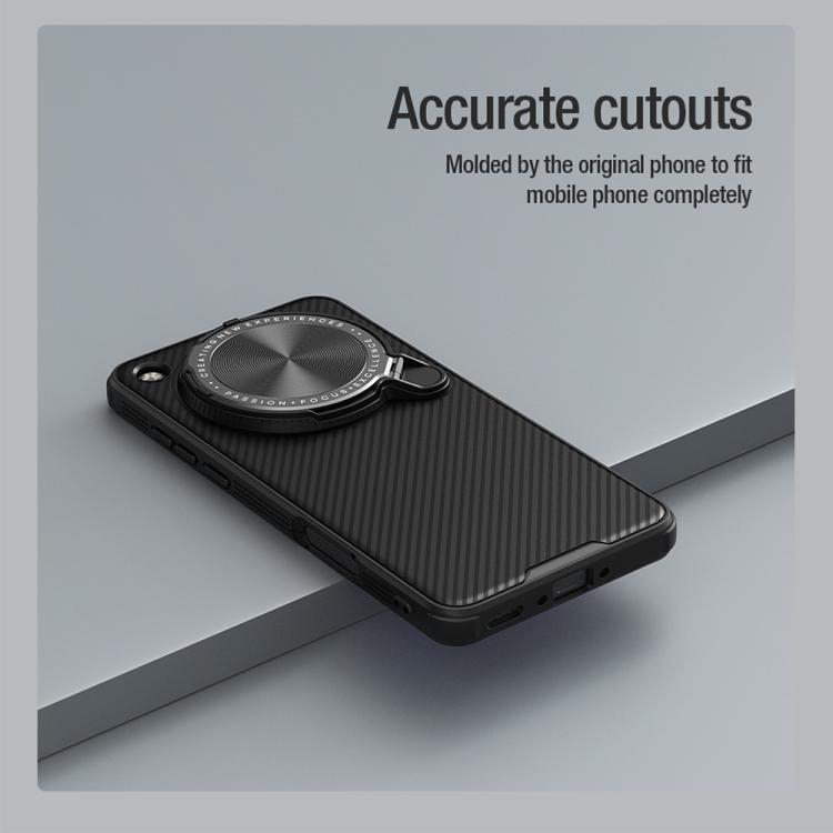 For OPPO Find X8 Ultra NILLKIN Black Mirror Prop CD Texture Mirror Phone Case - Black