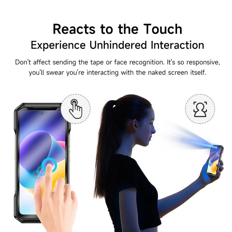 For Ulefone Armor 23 Ultra 2pcs / Pack Ulefone 9H HD Anti Fingerprint Tempered Glass Screen Protector