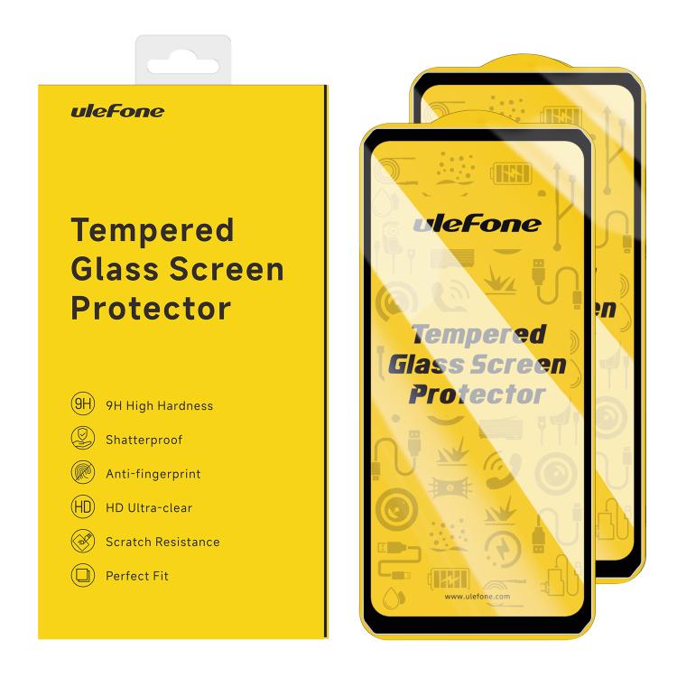 For Ulefone Armor 30 / 30 Pro 2pcs / Pack Ulefone 9H HD Anti Fingerprint Tempered Glass Screen Protector