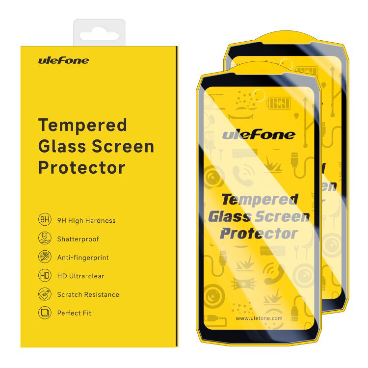 For Ulefone Armor mini 20 2pcs / Pack Ulefone 9H HD Anti Fingerprint Tempered Glass Screen Protector