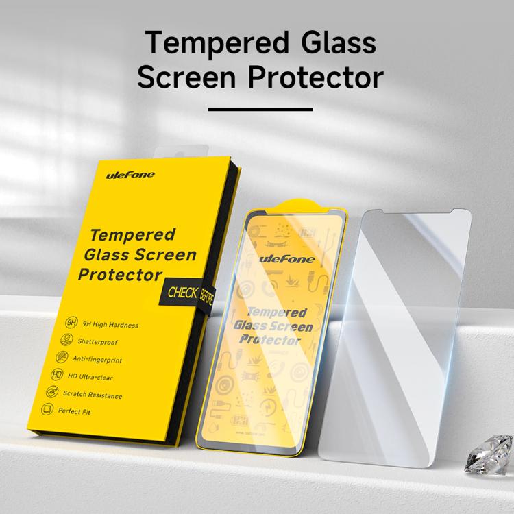 For Ulefone Armor 34 Pro Projector 2pcs / Pack Ulefone 9H HD Anti Fingerprint Tempered Glass Screen Protector