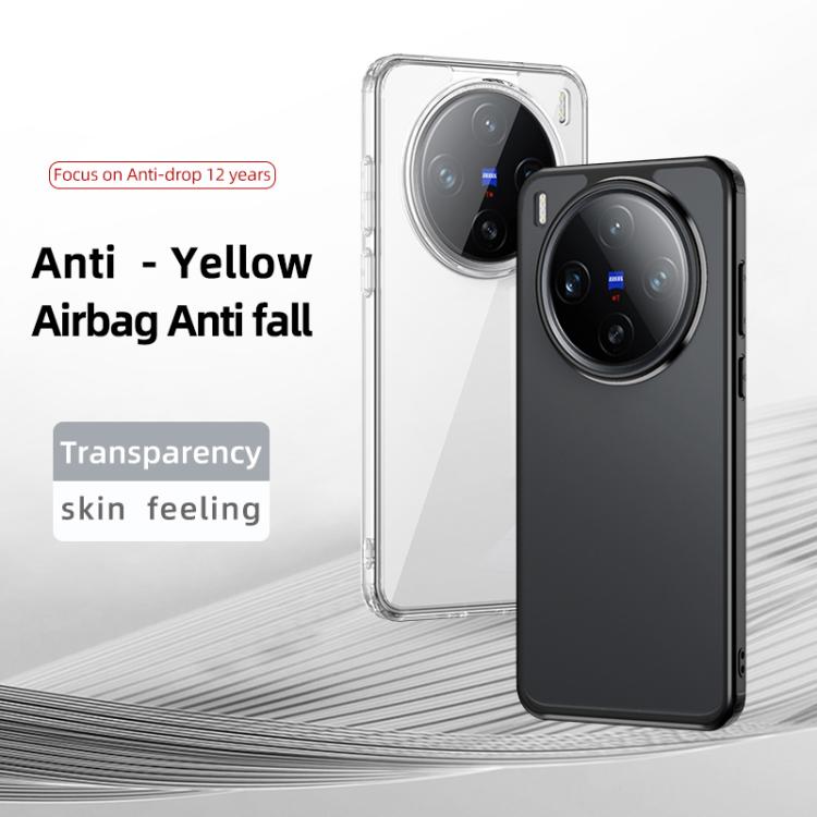 For vivo X200s Armor Clear TPU Hybrid PC Phone Case