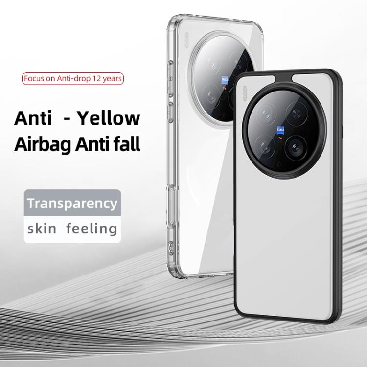 For vivo X200 Ultra Armor Clear TPU Hybrid PC Phone Case