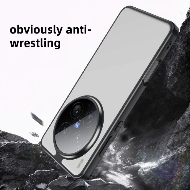 For vivo X200 Ultra Armor Clear TPU Hybrid PC Phone Case