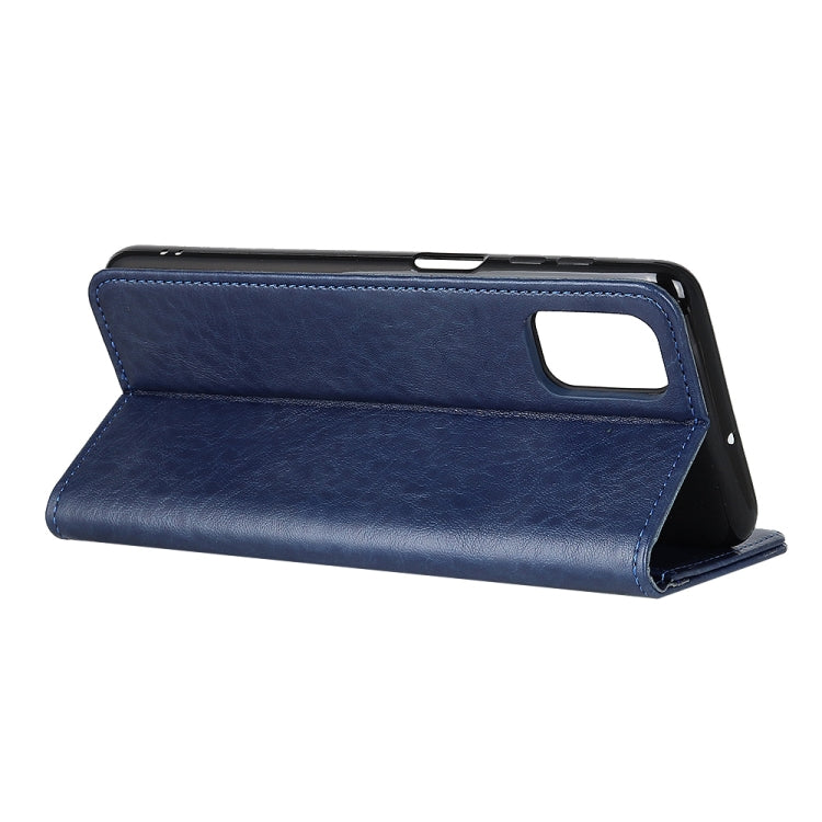 For Samsung Galaxy M51 (Side Fingerprint Version) Magnetic Crazy Horse Texture Horizontal Flip Leather Case with Holder & Card Slots & Wallet