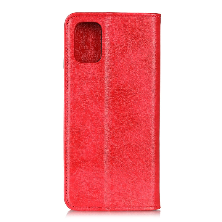 For Samsung Galaxy M51 (Side Fingerprint Version) Magnetic Crazy Horse Texture Horizontal Flip Leather Case with Holder & Card Slots & Wallet
