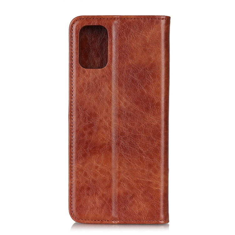 For Samsung Galaxy M51 (Side Fingerprint Version) Magnetic Crazy Horse Texture Horizontal Flip Leather Case with Holder & Card Slots & Wallet