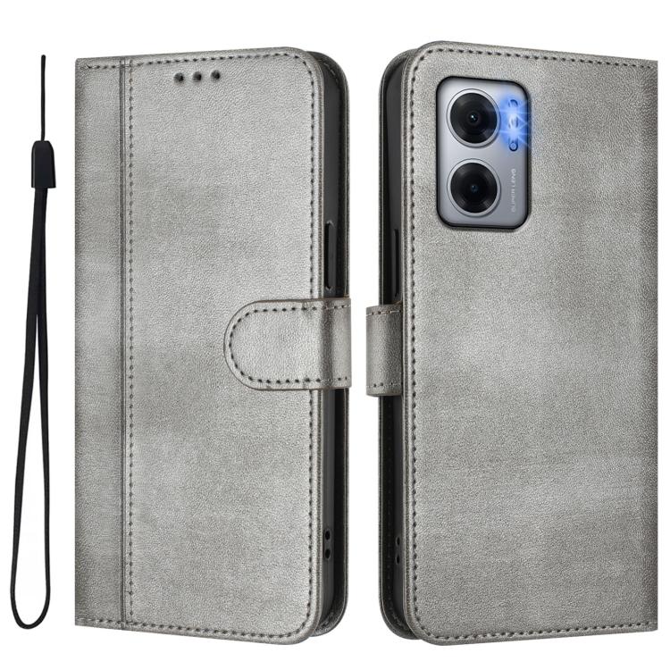 For Redmi 10 5G / 10 Prime+ 5G India Line Splicing Buckle Retro Leather Phone Case