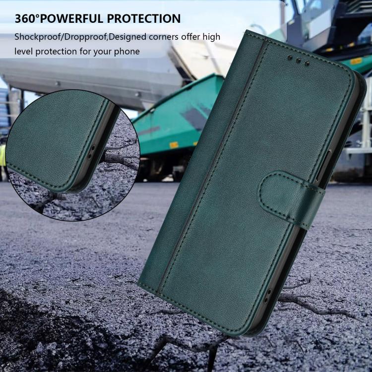 For Redmi Note 11 Pro 5G / 4G Global Line Splicing Buckle Retro Leather Phone Case