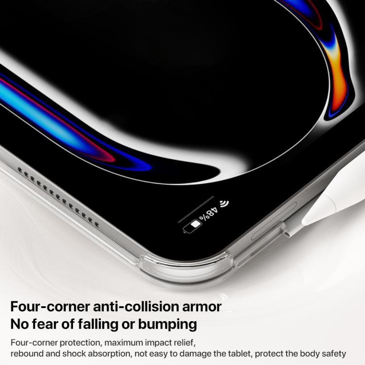 For iPad 2025 / 2022 Four-corner Anti-collision Magnetic Double-sided Clip Tablet Case