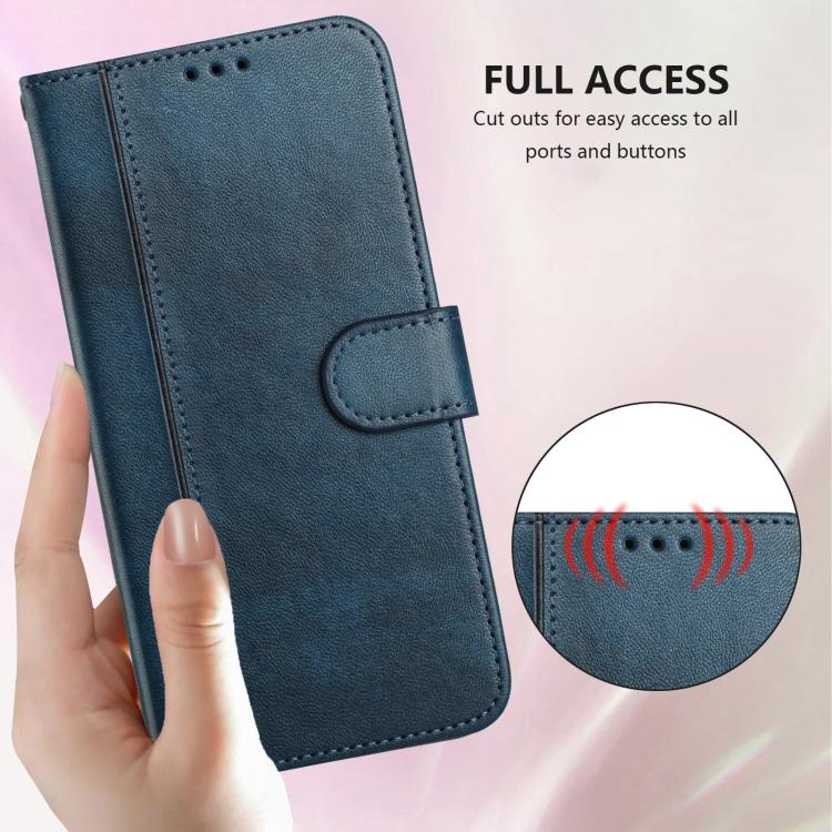 For vivo Y400 4G Line Splicing Buckle Retro Leather Phone Case