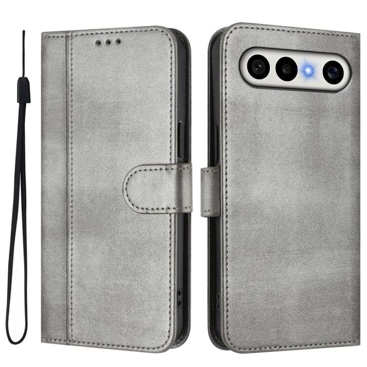 For vivo X300 FE / S50 Pro mini 5G Line Splicing Buckle Retro Leather Phone Case