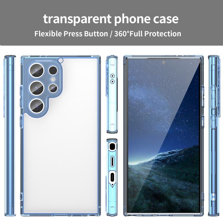 For Samsung Galaxy S24 Ultra 5G PC Hybrid TPU Airbag Shockproof Phone Case