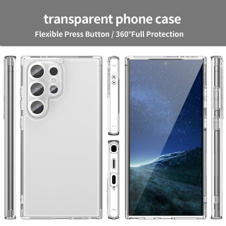 For Samsung Galaxy S24 Ultra 5G PC Hybrid TPU Airbag Shockproof Phone Case