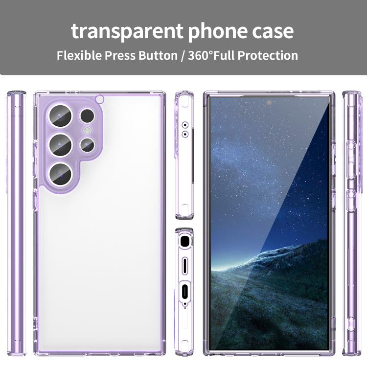 For Samsung Galaxy S24 Ultra 5G PC Hybrid TPU Airbag Shockproof Phone Case