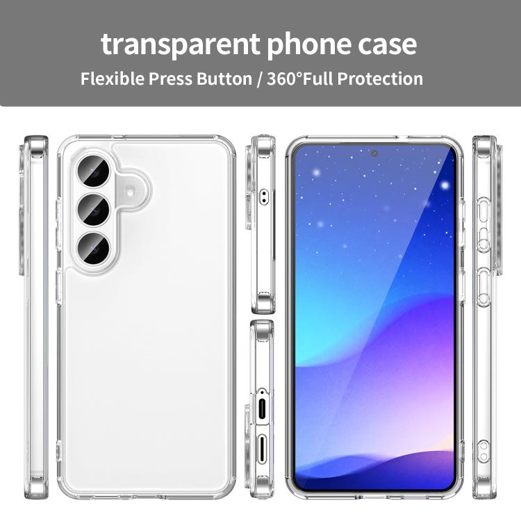 For Samsung Galaxy S26 5G PC Hybrid TPU Airbag Shockproof Phone Case