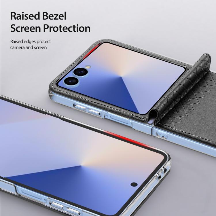 For Samsung Galaxy Z Flip7 5G DUX DUCIS Bril Series PU + TPU Phone Case