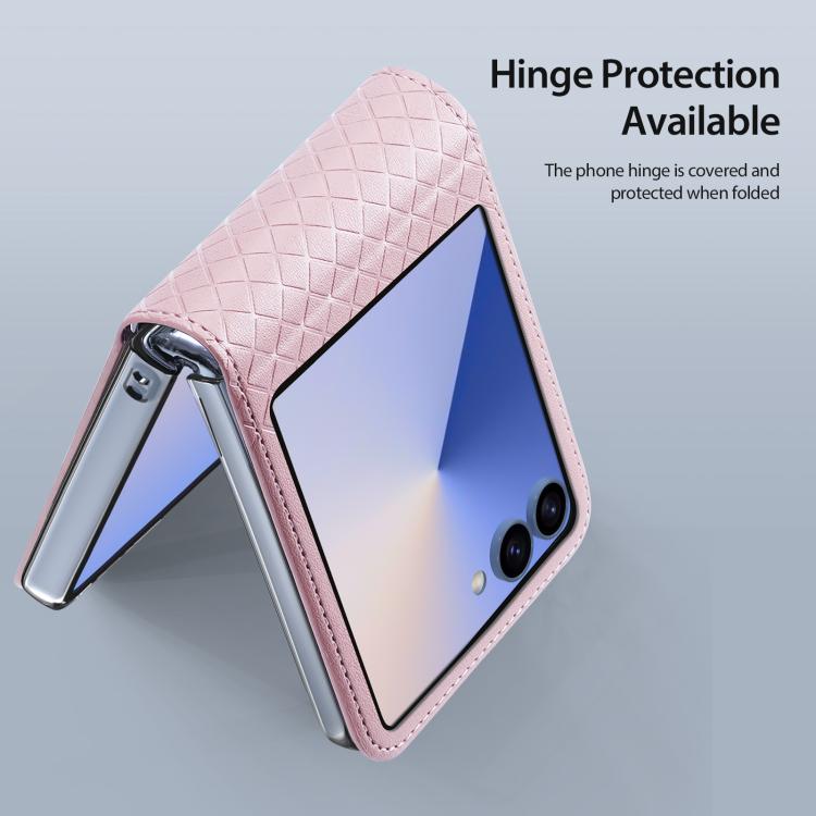 For Samsung Galaxy Z Flip7 5G DUX DUCIS Bril Series PU + TPU Phone Case