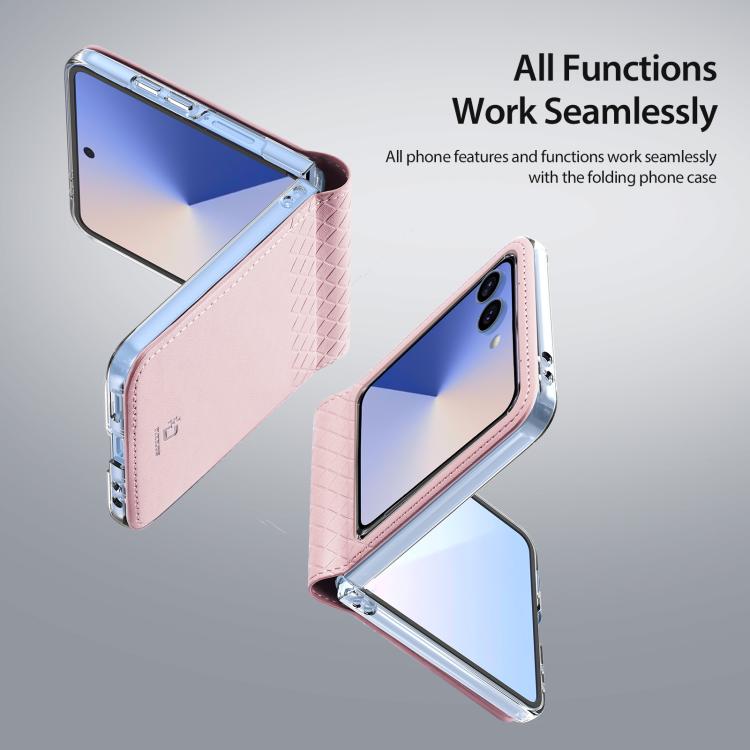 For Samsung Galaxy Z Flip7 5G DUX DUCIS Bril Series PU + TPU Phone Case