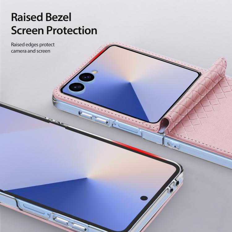 For Samsung Galaxy Z Flip7 5G DUX DUCIS Bril Series PU + TPU Phone Case