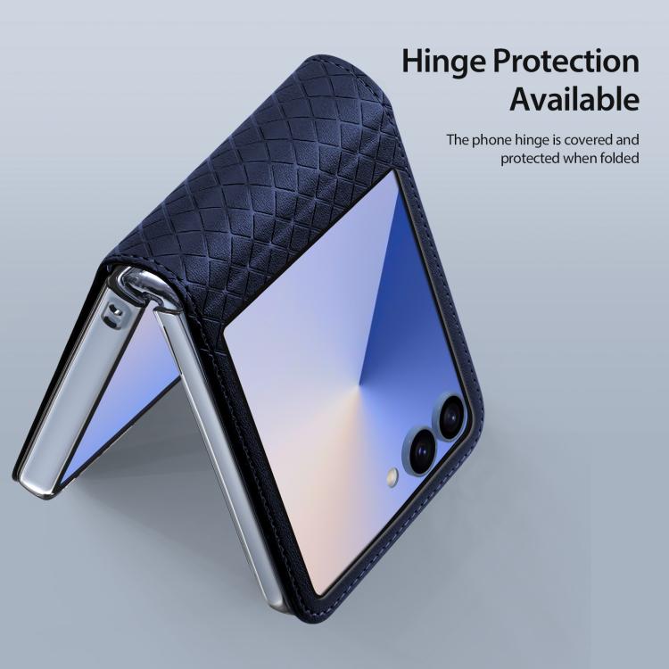 For Samsung Galaxy Z Flip7 5G DUX DUCIS Bril Series PU + TPU Phone Case