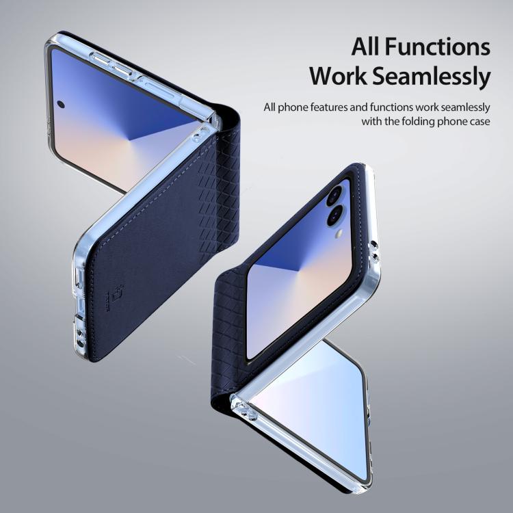 For Samsung Galaxy Z Flip7 5G DUX DUCIS Bril Series PU + TPU Phone Case