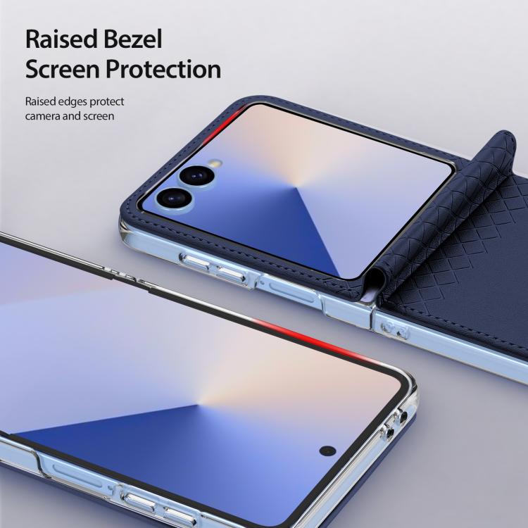 For Samsung Galaxy Z Flip7 5G DUX DUCIS Bril Series PU + TPU Phone Case