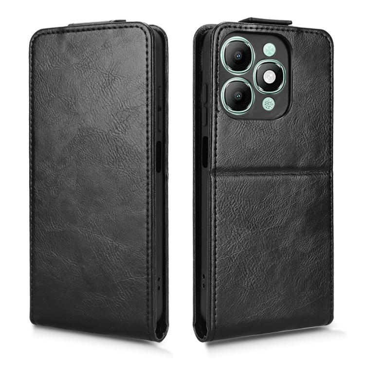 For itel A90 Magnetic Vertical Flip Leather Phone Case with Buckle