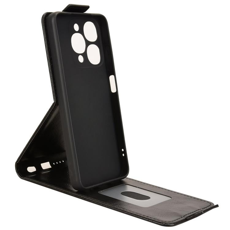 For itel A90 Magnetic Vertical Flip Leather Phone Case with Buckle
