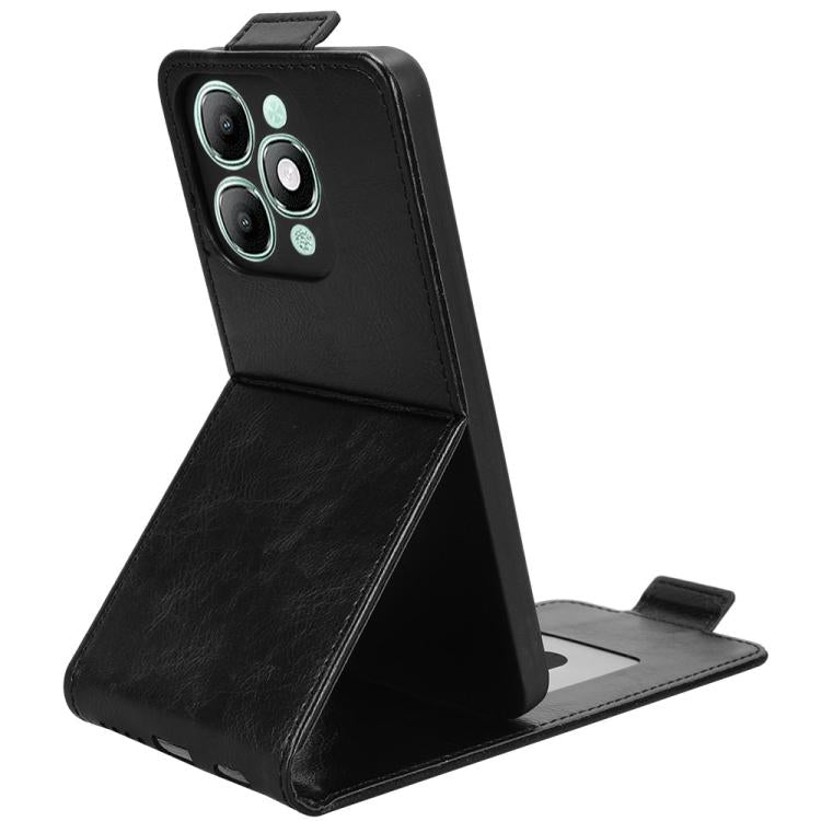 For itel A90 Magnetic Vertical Flip Leather Phone Case with Buckle