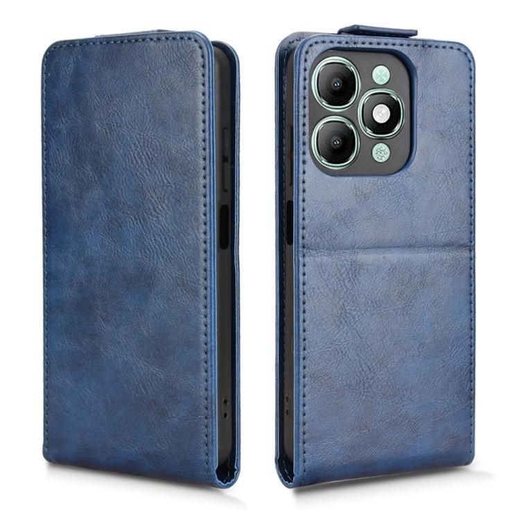 For itel A90 Magnetic Vertical Flip Leather Phone Case with Buckle