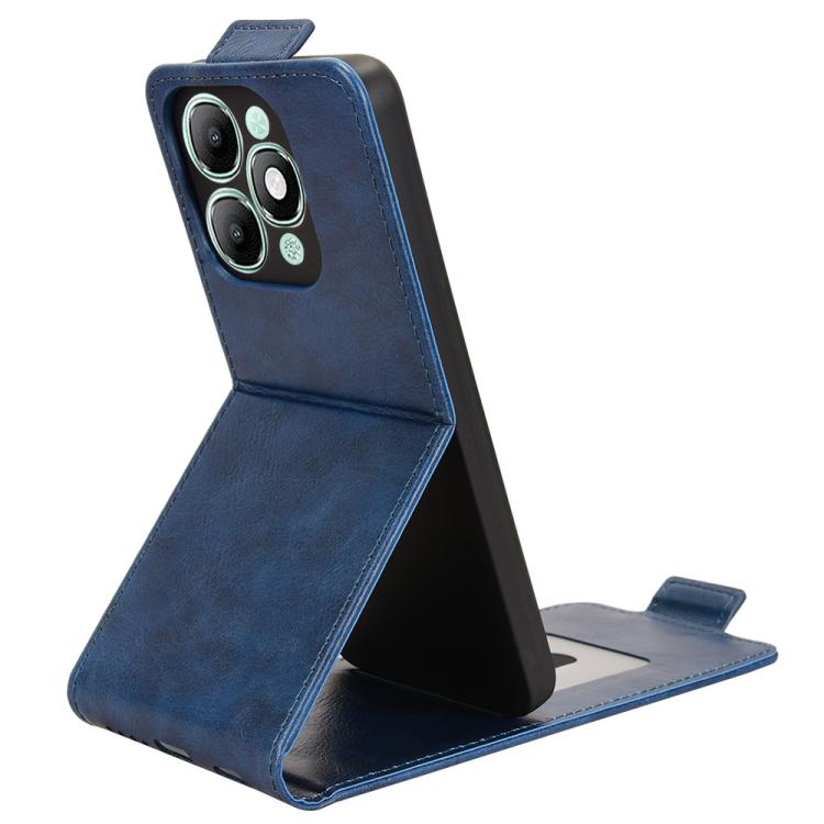 For itel A90 Magnetic Vertical Flip Leather Phone Case with Buckle