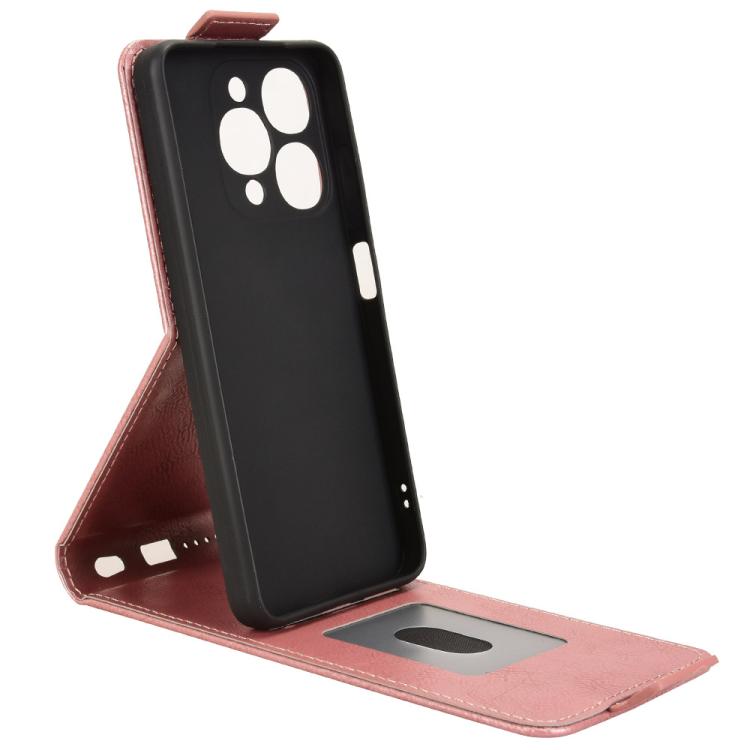 For itel A90 Magnetic Vertical Flip Leather Phone Case with Buckle