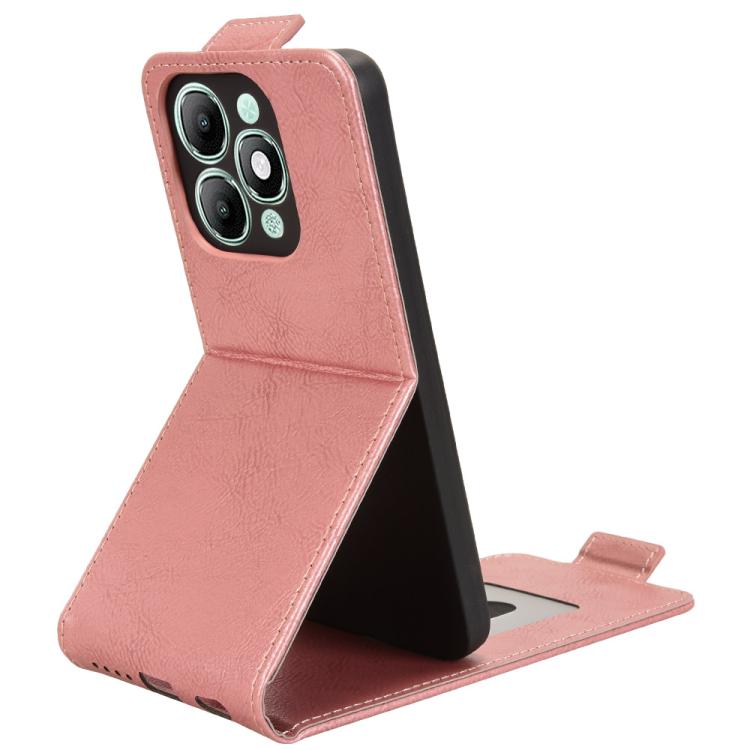 For itel A90 Magnetic Vertical Flip Leather Phone Case with Buckle