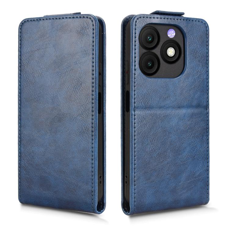 For itel Zeno 10 Magnetic Vertical Flip Leather Phone Case with Buckle