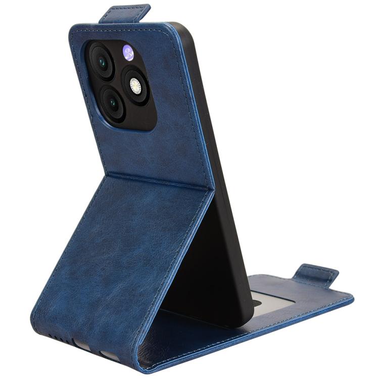 For itel Zeno 10 Magnetic Vertical Flip Leather Phone Case with Buckle