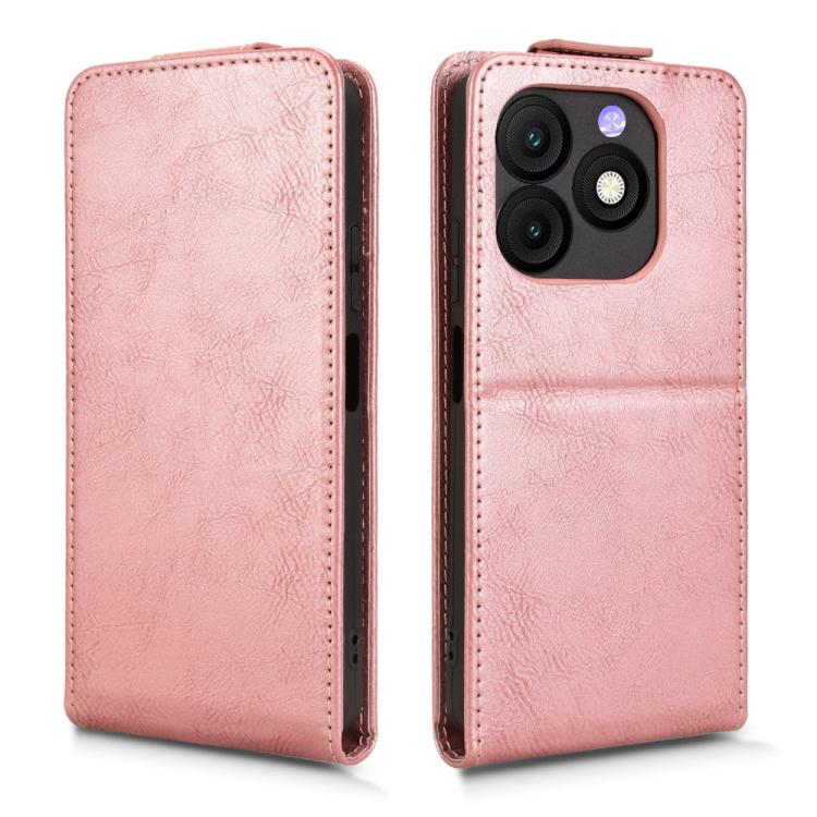 For itel Zeno 10 Magnetic Vertical Flip Leather Phone Case with Buckle