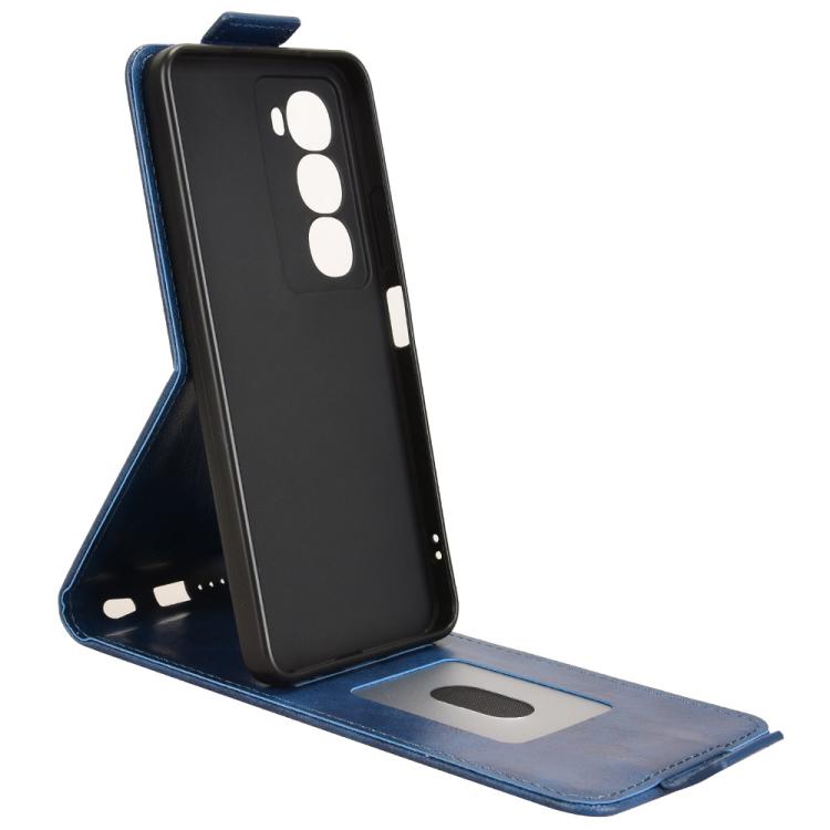 For itel City 100 Magnetic Vertical Flip Leather Phone Case with Buckle