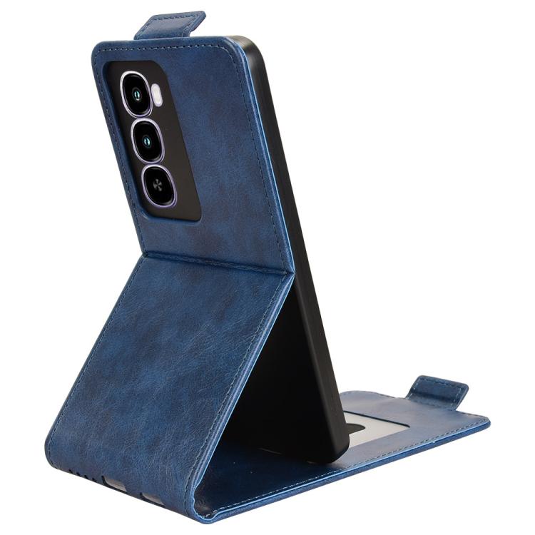 For itel City 100 Magnetic Vertical Flip Leather Phone Case with Buckle