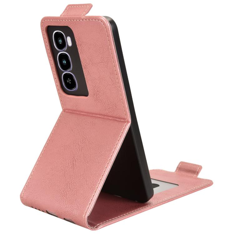 For itel City 100 Magnetic Vertical Flip Leather Phone Case with Buckle
