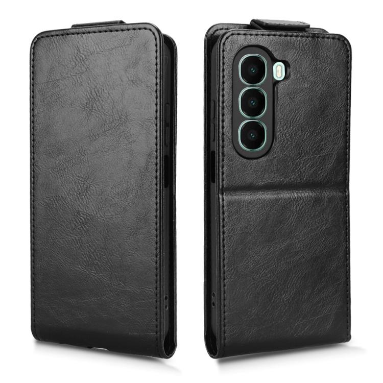 For itel A95 5G Magnetic Vertical Flip Leather Phone Case with Buckle