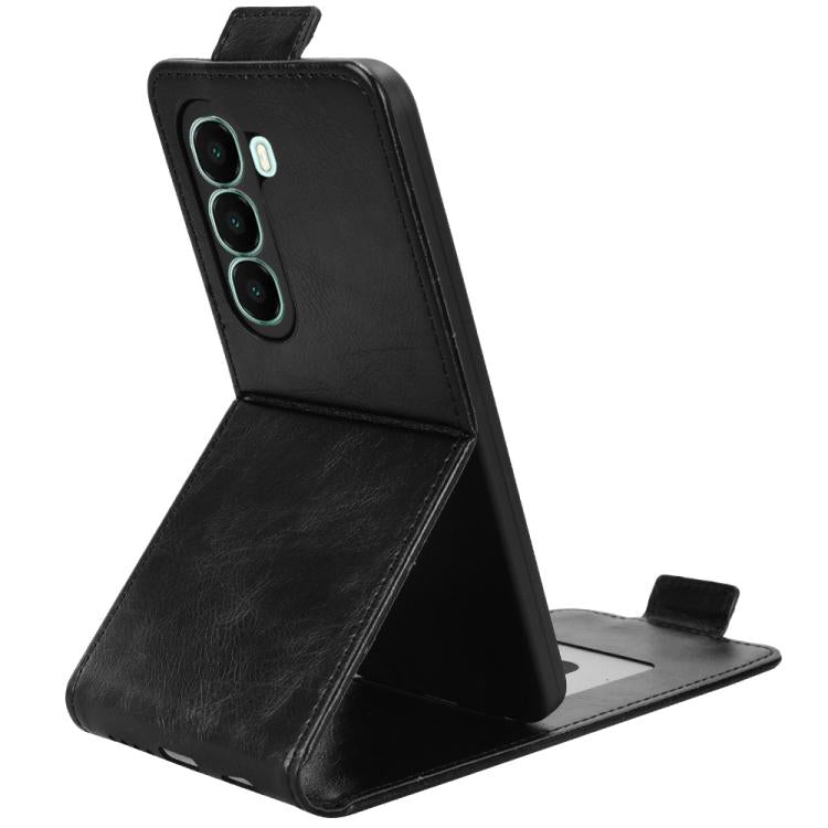 For itel A95 5G Magnetic Vertical Flip Leather Phone Case with Buckle